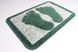 Килимок для ванної/туалету "Ноги" 40*60 см Vonaldi 1725/dark green legs