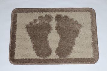Коврик для ванной/туалета "Ноги" 40*60 см Vonaldi 1725/capuchino legs