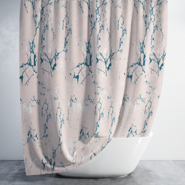 Штора для ванної Rose Marble 180x200 см Tropik